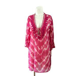 Spaggia Dolce Poolside/ Beach Swim Coverup Size Small Beaded